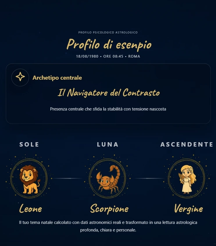 Anteprima del profilo astrologico Estiastri